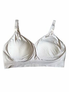 auden gray Wireless Nursing Bra size large